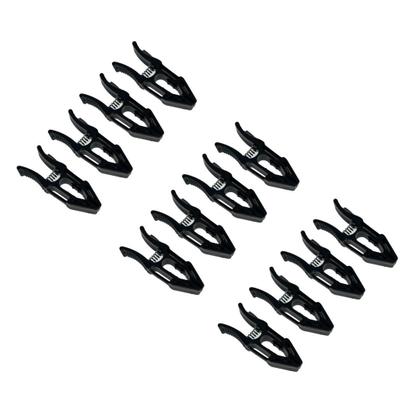 Imagem de Kit 72 Prendedor Pregador de Roupa Plástico Reforçado Preto