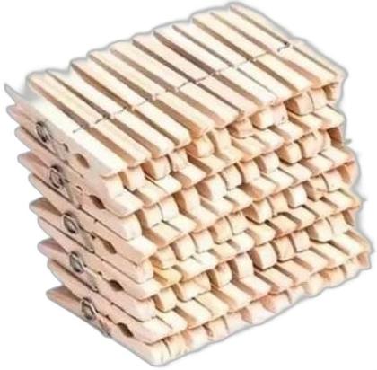 Imagem de Kit 720 Qualidade Prendedor Pregador Madeira Pendurar Roupa