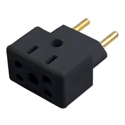 Imagem de Kit 8 Adaptador de Tomada Ultra Resistente Secador Air Fryer Microondas Geladeira Benjamin Bivolt