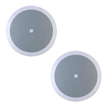 Imagem de Kit 8 Arandelas 6fr2r Som Ambiente Jbl Selenium Redonda