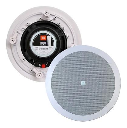 Imagem de Kit 8 Arandelas 6fr2r Som Ambiente Jbl Selenium Redonda