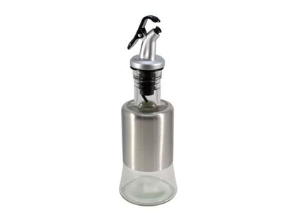 Imagem de Kit 8 Azeiteiro Vinagreiro Recipiente em Vidro e Inox com Bico Dosador