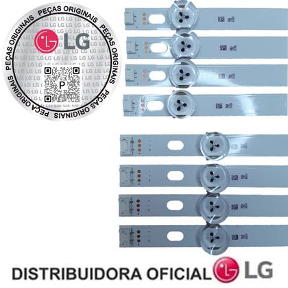 Imagem de Kit 8 Barras de Led LG AGF78400401 modelo 39LN549C Novo