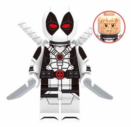 Imagem de Kit 8 Bonecos Blocos De Montar Super Coleção Deadpool