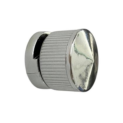 Imagem de Kit 8 Botão Francês Suporte ABS P/ Espelho + Bucha Parafuso