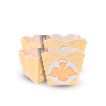 Imagem de kit 8 Cachepo Papel cartonado Decoração Batizado Religioso