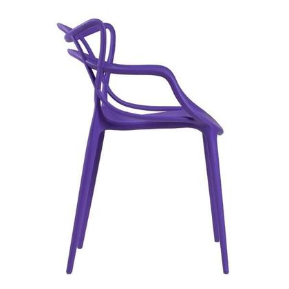 Imagem de Kit 8 cadeiras allegra roxo