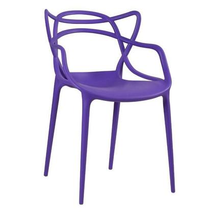 Imagem de Kit 8 cadeiras allegra roxo