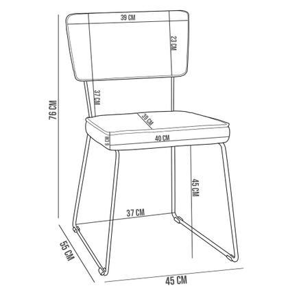 Imagem de Kit 8 Cadeiras Decorativas Estofada Sala Jantar Allana L02 Facto Verde Musgo Linho Bege - Lyam Decor