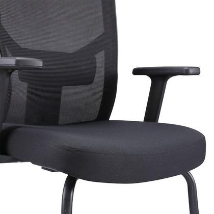 Imagem de Kit 8 Cadeiras Interlocutor Office Chicago Fixa