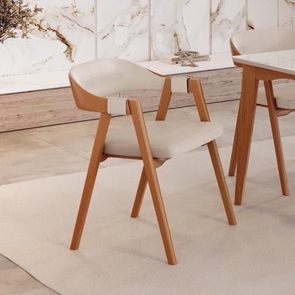 Imagem de Kit 8 Cadeiras para Mesa de Jantar Gaia