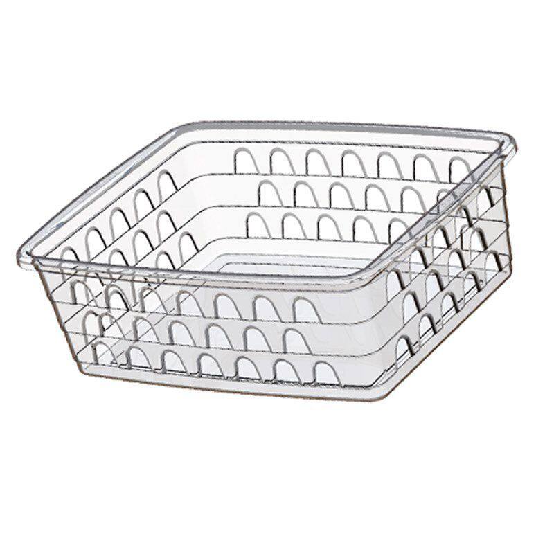 Imagem de Kit 8 Caixas Decorativa Cesto Organizador Multiuso Transp
