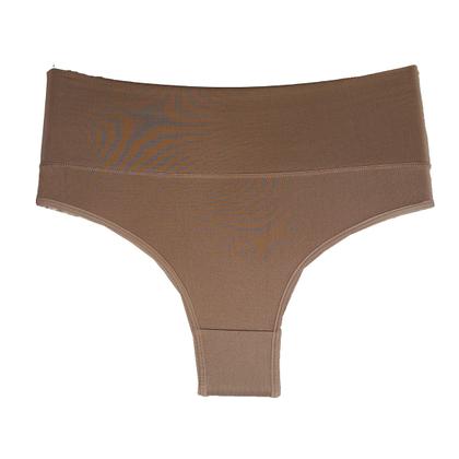 Imagem de Kit 8 Calcinhas Calça Cós Segunda Pele Moda Íntima Feminina