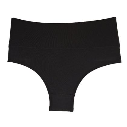 Imagem de Kit 8 Calcinhas Calça Cós Segunda Pele Moda Íntima Feminina