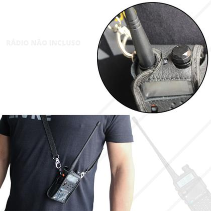 Imagem de Kit 8 Capa com Alça e Clip Para Radio Comunicador UV5R UV5RA