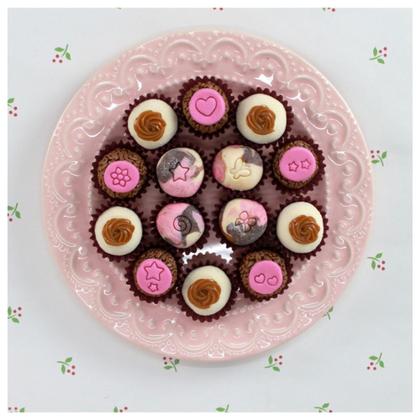Imagem de Kit 8 Carimbos para Doces Essenciais Rosa Bb Bluestar
