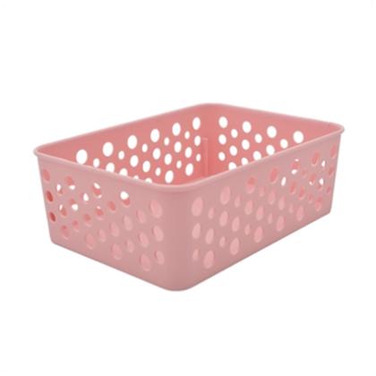 Imagem de Kit 8 Cesto Organizador Multiuso P 19X13,8X6,5Cm Rose