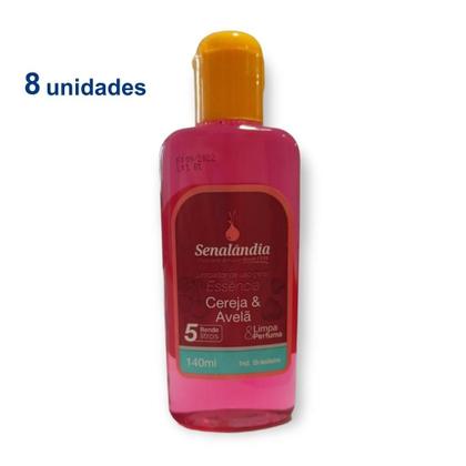 Imagem de Kit 8 Cheirinho Concentrado Desinfetante Limpeza Essência Casa Ambiente 140ml Senalândia - Envio Já