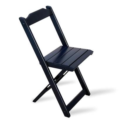 Imagem de Kit 8 Conjunto com Jogo de Mesa 60x60 com 4 Cadeiras Dobráveis - Preto