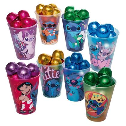 Imagem de Kit 8 copos Stitch 280 ml para lembrancinhas de aniversário colecionável reutilizável resistente