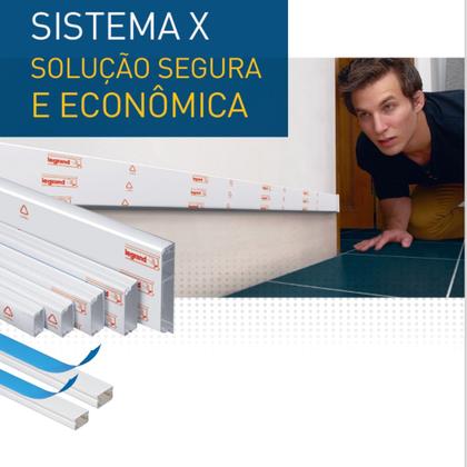 Imagem de Kit 8 Cotovelo Interno 110x20mm Branco Sistemax Pial 30401