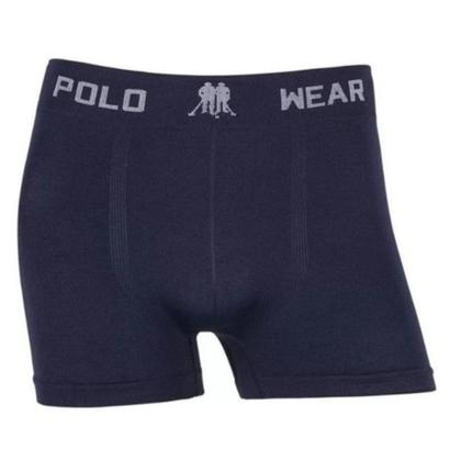 Imagem de Kit 8 Cueca Box Masculino Polo Wear Original Microfibra Basica