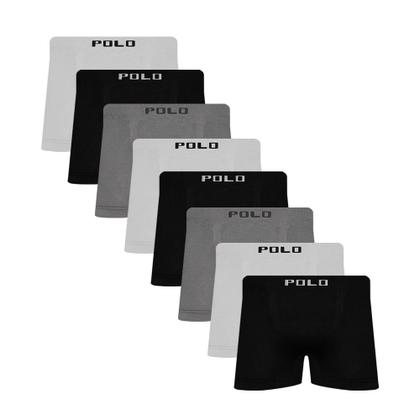 Imagem de Kit 8 Cueca Boxer Microfibra Polo Star Sortida - V1