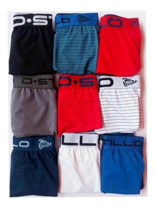 Imagem de Kit 8 Cuecas Boxer Box Tamanho Extra Grande Lindas Elegante Box