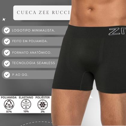 Imagem de Kit 8 Cuecas Boxer Zee Rucci Microfibra Poliamida Sem Costura