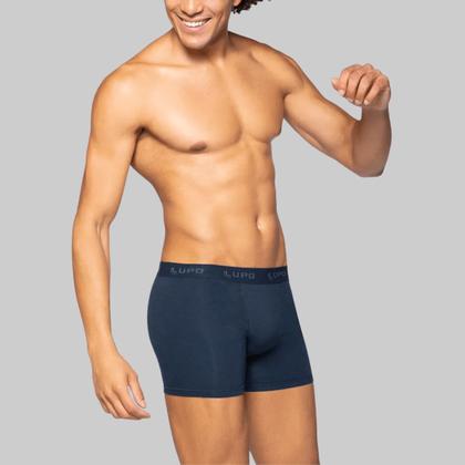 Imagem de Kit 8 Cuecas Lupo Boxer Algodão com Elastano 00615