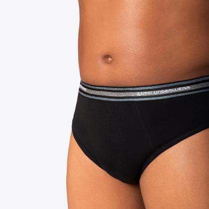 Imagem de Kit 8 Cuecas Lupo Slip Algodão C. Elastano Plus Size 00554