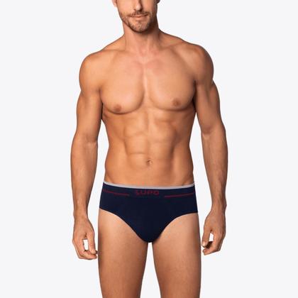 Imagem de Kit 8 Cuecas Lupo Slip Fio Texturizado Sem Costura 00624-003