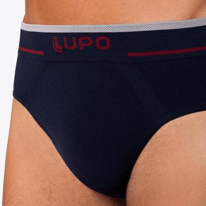 Imagem de Kit 8 Cuecas Lupo Slip Fio Texturizado Sem Costura 00624-003