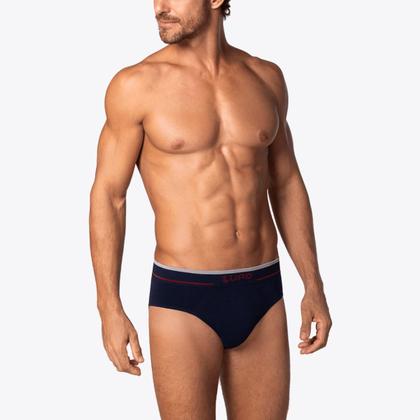 Imagem de Kit 8 Cuecas Lupo Slip Fio Texturizado Sem Costura 00624-003