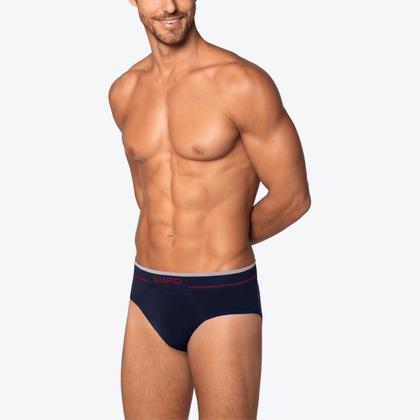 Imagem de Kit 8 Cuecas Lupo Slip Fio Texturizado Sem Costura 00624-003