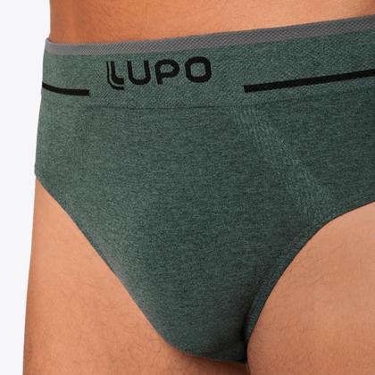 Imagem de Kit 8 Cuecas Lupo Slip Fio Texturizado Sem Costura 00624-003