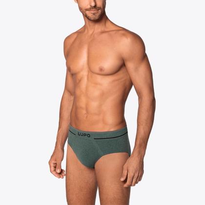 Imagem de Kit 8 Cuecas Lupo Slip Fio Texturizado Sem Costura 00624-003