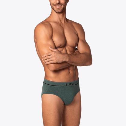Imagem de Kit 8 Cuecas Lupo Slip Fio Texturizado Sem Costura 00624-003