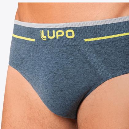 Imagem de Kit 8 Cuecas Lupo Slip Fio Texturizado Sem Costura 00624-003