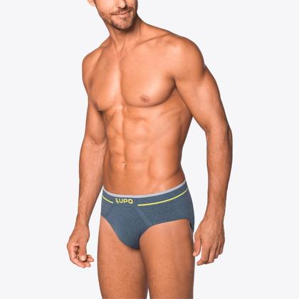 Imagem de Kit 8 Cuecas Lupo Slip Fio Texturizado Sem Costura 00624-003