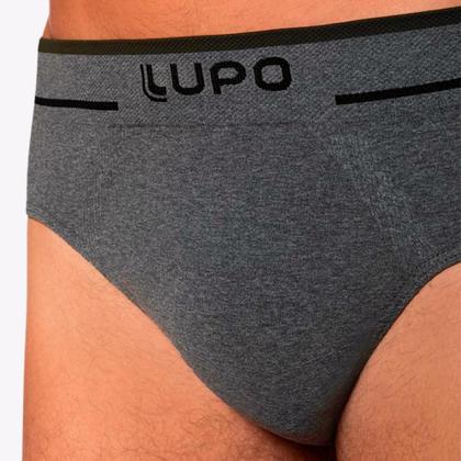 Imagem de Kit 8 Cuecas Lupo Slip Fio Texturizado Sem Costura 00624-003