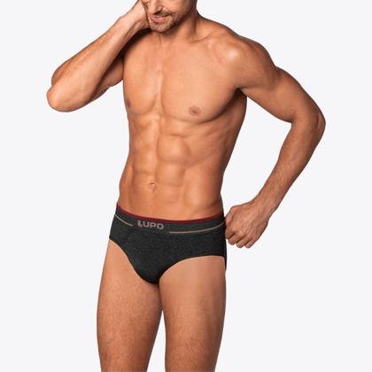 Imagem de Kit 8 Cuecas Lupo Slip Fio Texturizado Sem Costura 00624-003