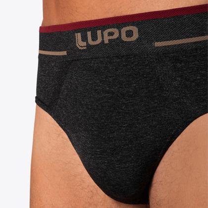 Imagem de Kit 8 Cuecas Lupo Slip Fio Texturizado Sem Costura 00624-003