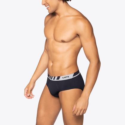 Imagem de Kit 8 Cuecas Lupo Slip Microfibra Sem Costura 00691-108