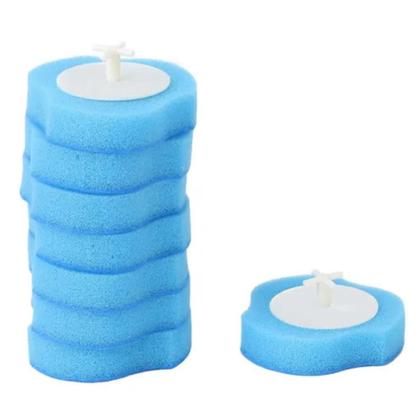 Imagem de Kit 8 Escovas Banheiro Descartáveis Cabeça Substituível