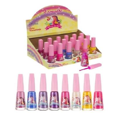Imagem de Kit 8 Esmalte Unicórnio Teen Infantil Safira