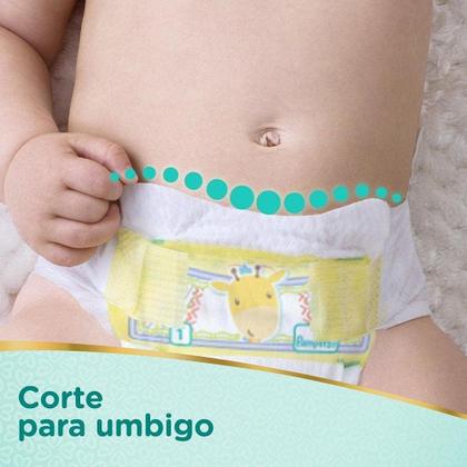 Imagem de Kit 8 Fralda Descartável Pampers Premium Care Recém-Nascido RN+ 160 Tiras