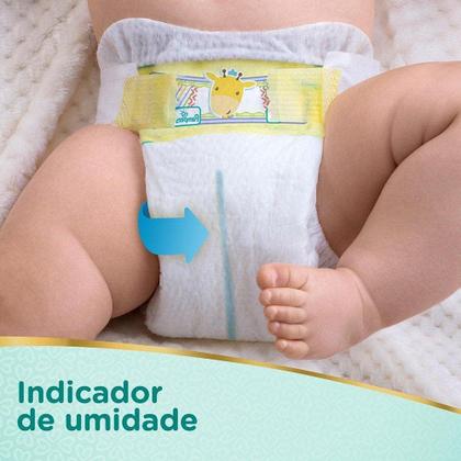 Imagem de Kit 8 Fralda Descartável Pampers Premium Care Recém-Nascido RN+ 160 Tiras