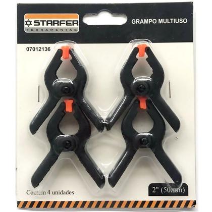 Imagem de Kit 8 Grampos Multiuso Marceneiro 2 Polegadas Starfer