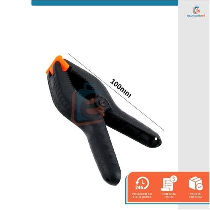 Imagem de Kit 8 Grampos Multiuso Nylon Marceneiro 4 Polegadas